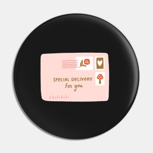 Special Delivery Envelope Sticker Pin