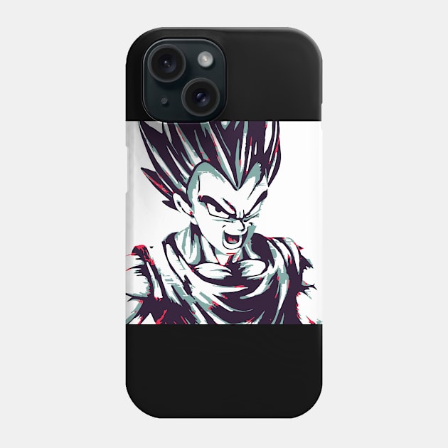 scream vegeta Phone Case by BarnawiMT