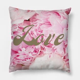 Love (Peonies) Pillow