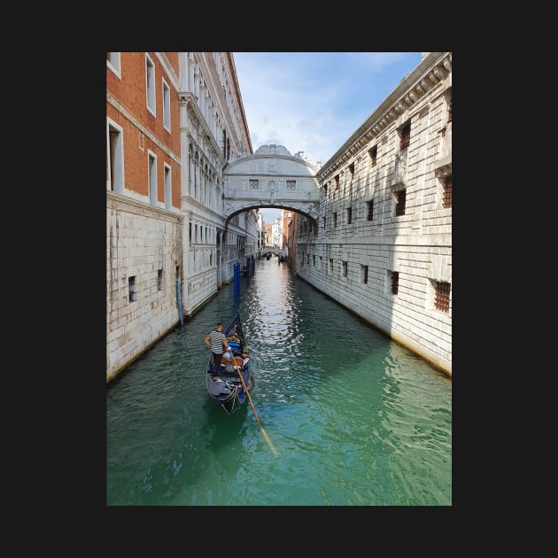 Venice Bridge of Sighs view by TDArtShop