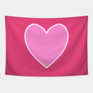 Pink Heart Tapestry