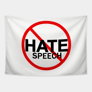 NO HATE SPEECH Tapestry