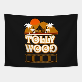 Retro Tollywood Telugu Movie Vintage Aesthetic Tapestry