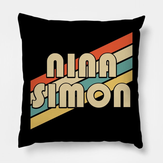 Vintage 80s Nina Personalized Name Pillow by Rios Ferreira