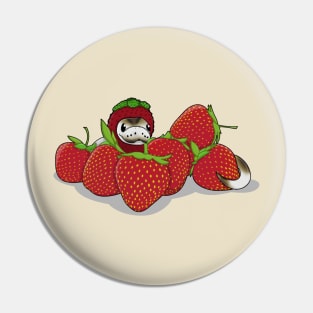 Strawberry Snake Pin