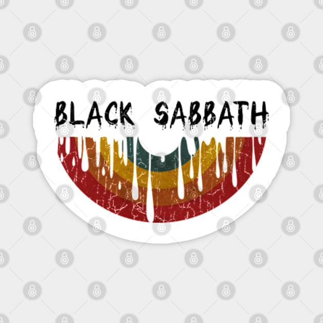 Vinyl Melted Sabbath Vintage Magnet by FUTURE SUSAN