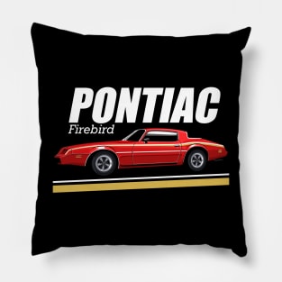 Firebird Classic American Cars Pillow