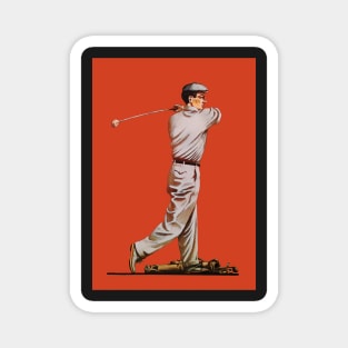 1911 Golf Watercolour Magnet