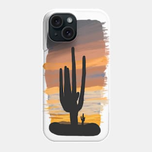 Arizona Sunset Drawing Phone Case