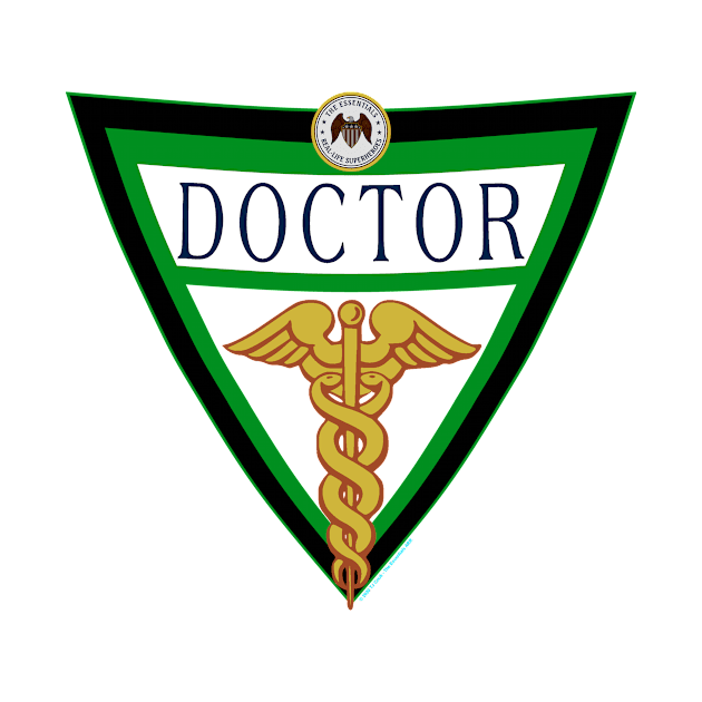 Doctor Essentials Shield by J. Rufus T-Shirtery