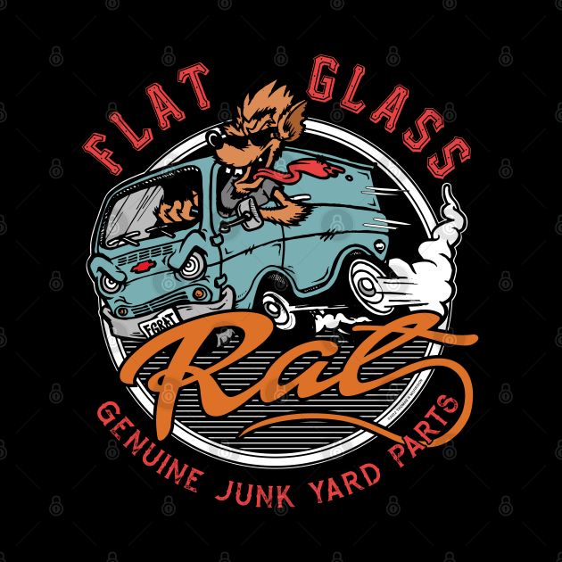 Flat Glass Rat by Thomas H Morrison-Art