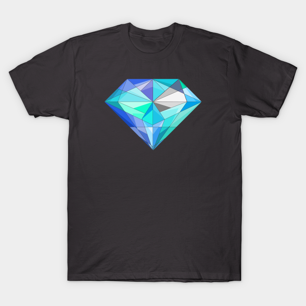 Discover pretty sapphire diamond - Diamond - T-Shirt