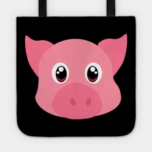 Cute Pig Illustration - Pigs Gifts Tote