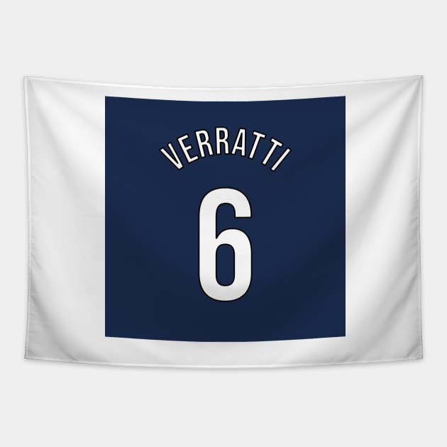 Verratti 6 Home Kit - 22/23 Season Tapestry by GotchaFace