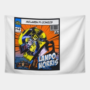 Lando Norris Comic Tapestry