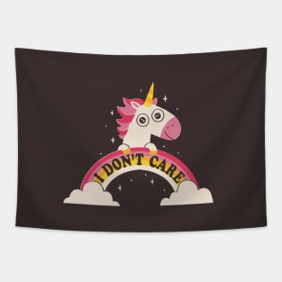 Unicorn Don't Care Tapestry