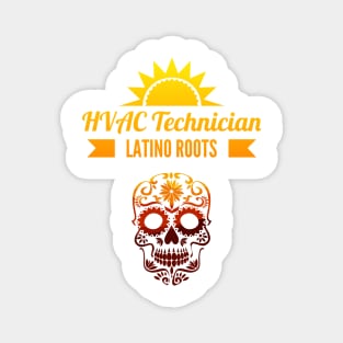 Latino Roots Hvac Technician Magnet