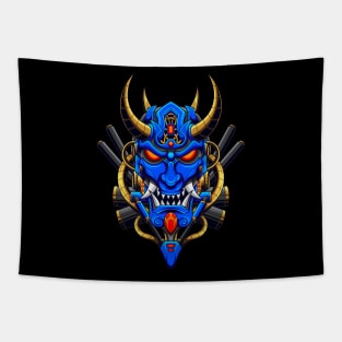 Japanese Oni Mecha 7.4 Tapestry