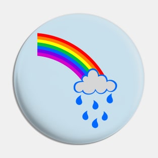 Rainbow cloud Pin