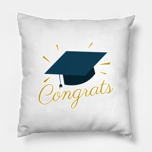 Congrats graduate text design Pillow