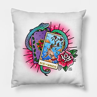 Ace of Wands Pillow