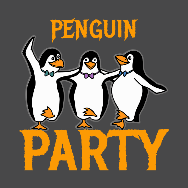 Penguin Party by swagmaven