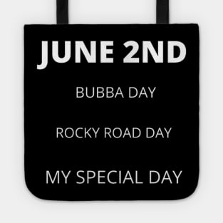 June 2nd birthday, special day and the other holidays of the day. Tote