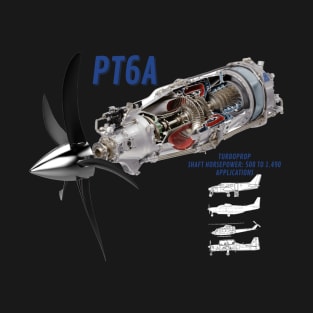 pt6 engine design T-Shirt