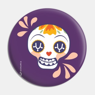 Dia de Muertos Sugar Skull #1 Pin