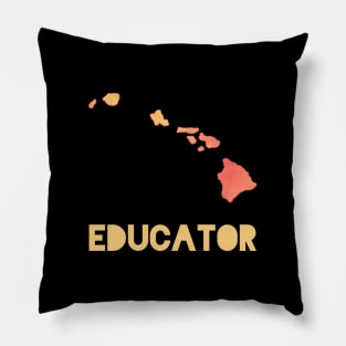Hawaii Educator Pillow