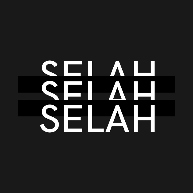 Selah | Christian Typography by All Things Gospel