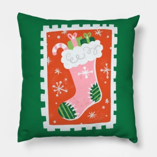 Stocking Stamp Pillow