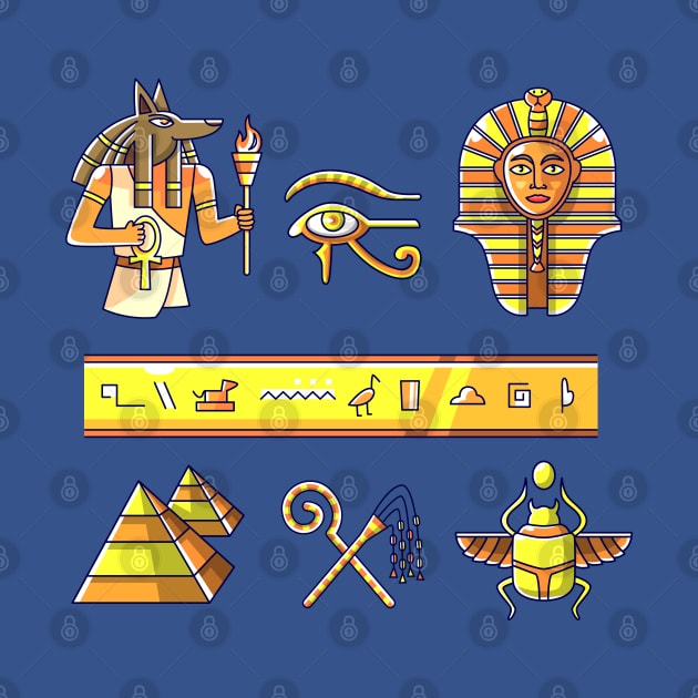 Egyptian Symbol by Mako Design 