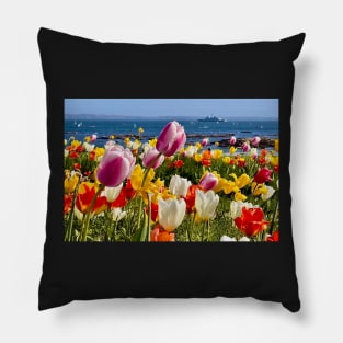 Tulips at Trez-Hir Pillow