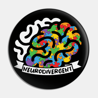 Autism Awareness - Neurodivergent Pin