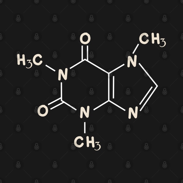 Caffeine Molecule by ElectricPeacock