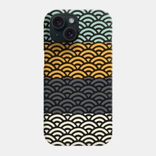 Retro Japanese Clouds Pattern RE:COLOR 10 Phone Case