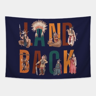 Landback - Native American Indians Campaign Tapestry