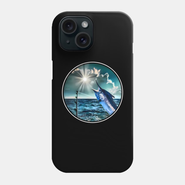 Marlin deep sea fishing Phone Case by UMF - Fwo Faces Frog