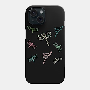 Butterfly and dragonfly Phone Case