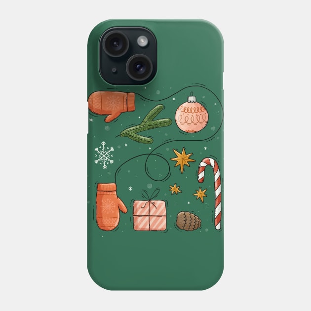 Festive Mood Phone Case by Tania Tania