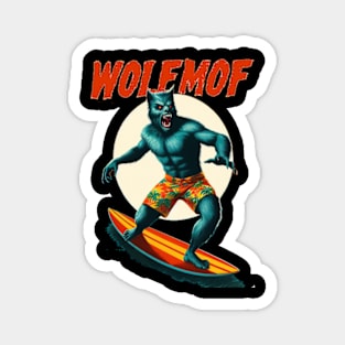 Vintage Wolfman Magnet