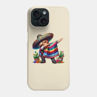 Mexican Boy Dabbing Poncho Cinco de Mayo Boy Phone Case