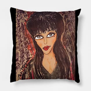 Elvira's Haunted Hills Cassandra Peterson Pillow