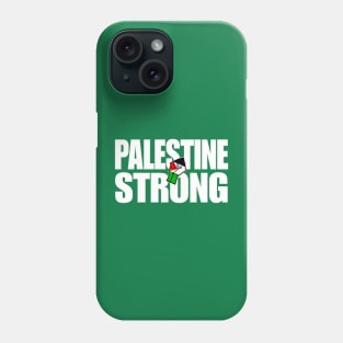 Palestine Strong - Palestine Flag Fist - Back Phone Case