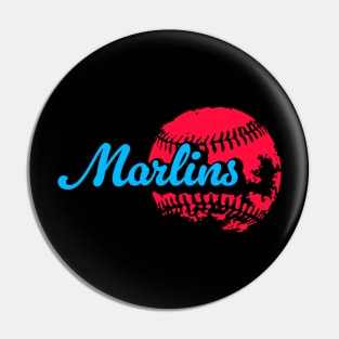 Marlins Baseball Pin