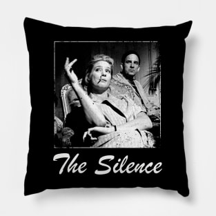 Ingrid Thulin's Enigmatic Grace on Your Chest Silence Fanwear Pillow