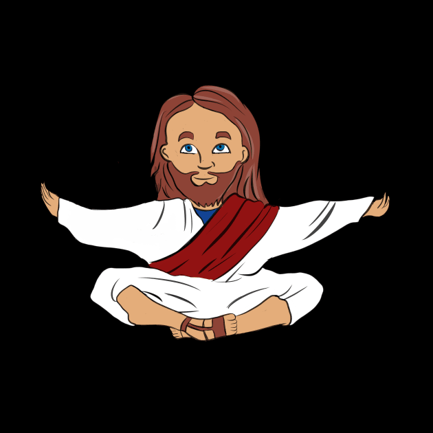 Jesus meditating by cypryanus