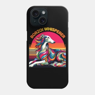 Borzoi whisperer. I love borzois. Phone Case