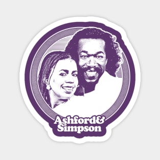 Ashford & Simpson /// 80s Retro Soul Fan Design Magnet